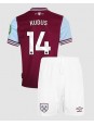 West Ham United Mohammed Kudus #14 Kotipaita Lasten 2024-25 Lyhythihainen (+ shortsit)